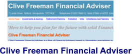 Clive Freeman Financial Adviser